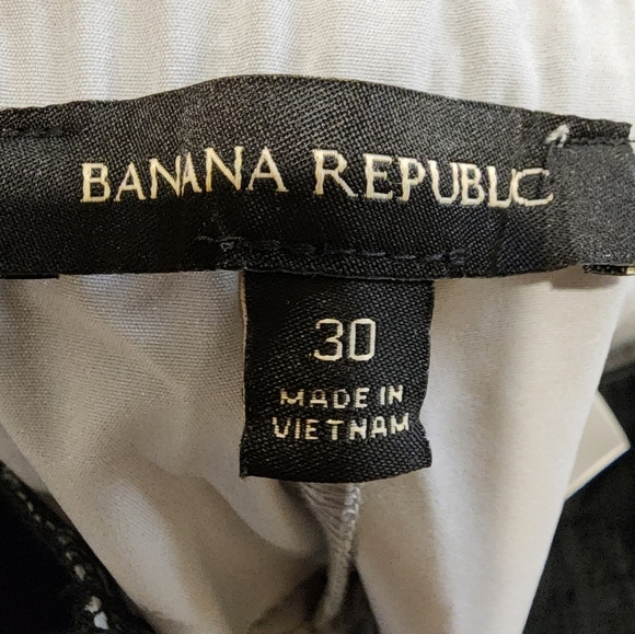 Banana Republic Men's Gray Motion Tech Hybrid Pant Water Repellent Slim Fit 30 - Picture 13 of 15